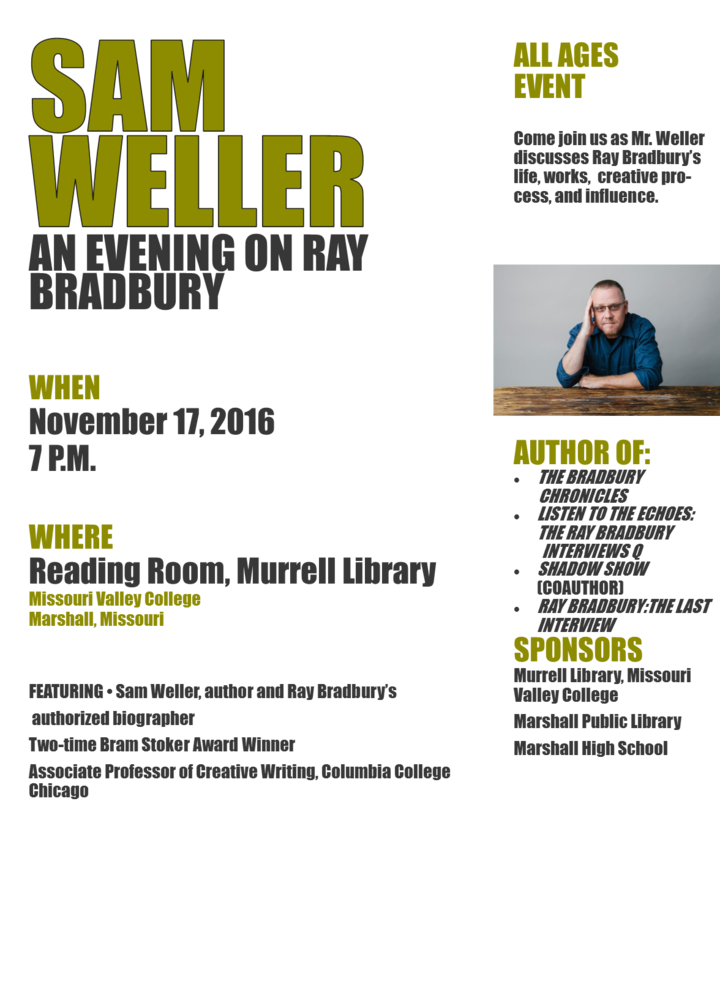 Sam Weller visiting MHS and Murrell Library